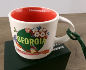Starbucks 2024 Discovery Serie Georgia Kaffeetasse Ornament, 2floz, neu S3 - Bild 1 von 4