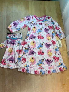 New Toddler Girl's My Little Pony the Movie PJ Gown & Matching Doll Gown Sz 2T* - Picture 1 of 4
