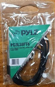 Cavo Pyle PCBL38FT6 6 piedi 12 calibro 3,5 mm maschio a doppio XLR femmina - Foto 1 di 5
