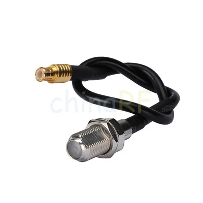 3 FT F-Type Female Jack to MCX male adapter pigtail cable RG174 1m for Wireless - Image 1 of 4