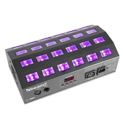 Beamz 153.274 BUV463 LED UV Ultraviolet Strobe Light DMX - Image 1 of 4