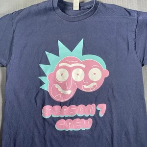 Rick And Morty Shirt Herren Medium Season 7 Crew Shirt Erwachsene Swim Team - Bild 1 von 5