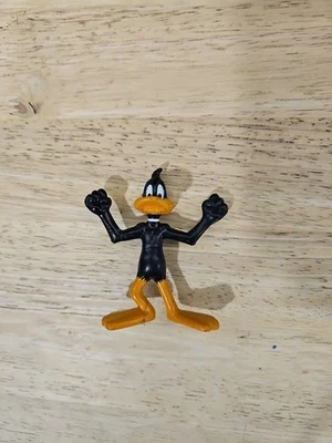 Figura de juguete de PVC de colección de los años 90 Warner Brothers Looney Tunes Pato Lucas Foto 1 de 3