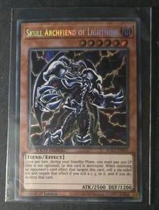 Yugioh Skull Archfiend of Lightning SGX3-ENE01 Speed Duel Secret Rare 1st Ed NM - Picture 1 of 2