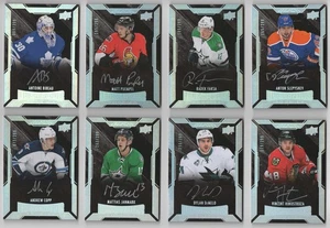 2015-16 UD Black Lustrous Rookie Signatures Autograph Auto #/299 Pick From List - Picture 1 of 9
