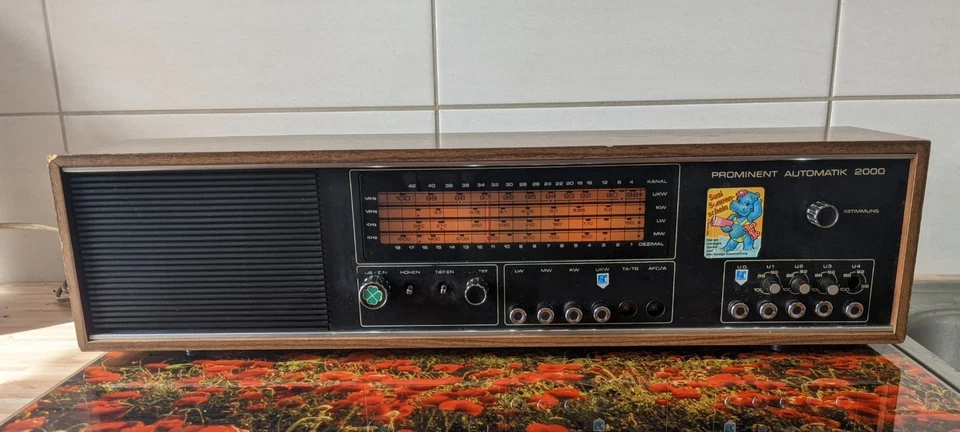 RFT Prominent Automatik 2000 DDR Vintage  Radio  - Bild 1 von 3