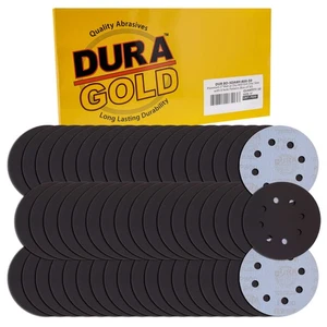 5" 8-Hole Wet/Dry Sanding Discs, 800 Grit - 50 Sandpaper Discs with Hook & Loop - Foto 1 di 5