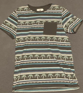 Size Small - Palm Tree Pattern Shirt with Pocket - ON THE BYAS - Picture 1 of 1