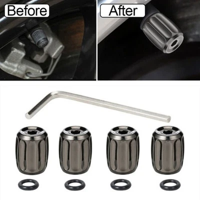 Aluminum Alloy Tire Valves Cap 0.28inch 0.55inch Aluminum Alloy High Quality - Image 1 of 4