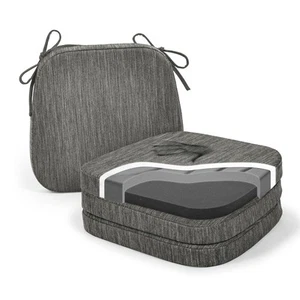 Kitchen Chair Cushions Set of 4, Dual-Layer Patented Design Memory Foam Dinin... - Picture 1 of 7