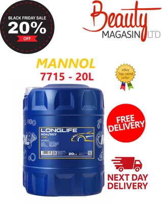 MANNOL 7715 5W30 C3 VW 504/507 Approved Fully Synthetic Engine Oil 20L - Image 1 of 4