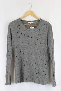 IRO Black And White Top S by Reluv Clothing - Picture 1 of 3