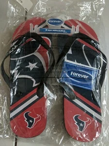 Houston Texans NFL Flops Sandals size M Forever Collectibles ~ #371 - Picture 1 of 1
