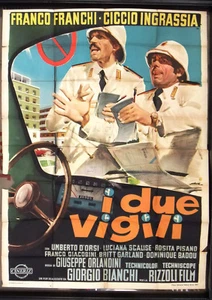 i due vigili (The two vigilant) Franc Francs Italian Movie Poster (4F) 60s - Imagen 1 de 3