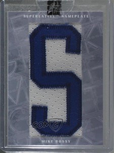 2007-08 ITG Superlative Nameplates 1/1 Mike Bossy #NP-453 HOF 0a4