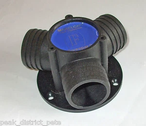 Hose joiners - Y SHAPE, WITH BACKPLATE MOUNTING, 1"(25mm) - Picture 1 of 4
