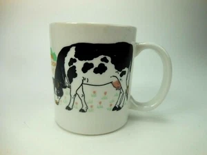 Taza de café de vaca vintage para ganado lechero de granja - Imagen 1 de 3