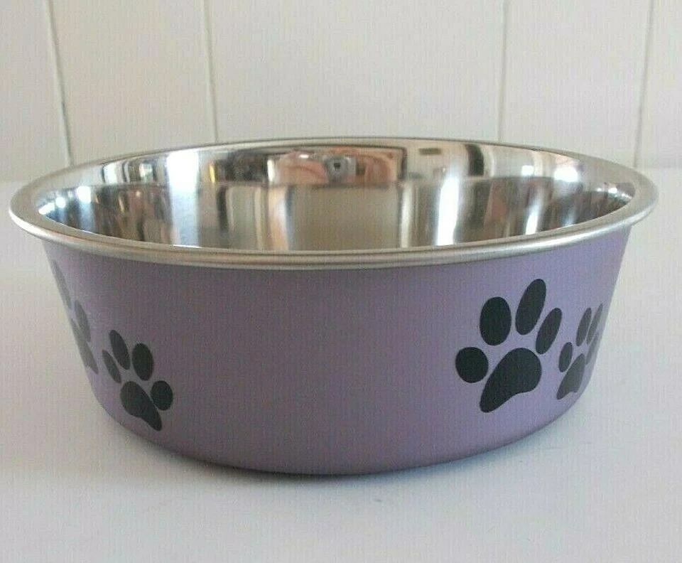 Loving Pets Bella Small Bowl Grape Metallic 7458