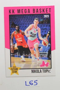2023 Nikola Topić Topic Future Star Basketball PROMO Rookie KK Mega Card #44 NBA - Picture 1 of 2