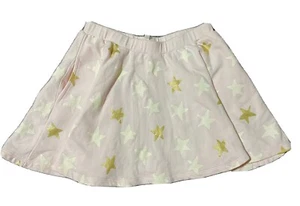 Seed Heritage - Girls Knit Aline Skater Skirt - Pink w Stars size 8-9 LIKE NEW - Picture 1 of 4