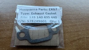 Husqvarna 135 140 435 440 445 Exhaust Gasket. P/N 503862501. BEST UK PRICE! - Picture 1 of 1