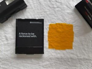  Handmade "Deep Amber" Color Gel Filter for Polaroid 600 and SX-70 Cameras