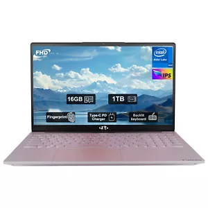 NIMO 15.6" Laptop 16GB RAM 1TB Intel Pentium Quad-Core N100 Fingerprint, Win 11 - Picture 1 of 27