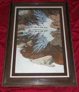 SEASON OF THE EAGLE S/N PRINT BEV DOOLITTLE GOOD CONDITION FRAMED - Picture 1 of 2