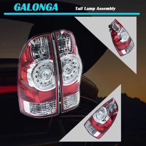 For Toyota Tacoma 2005-2015 LED Tail Lights Brake Lamps Left+Right Side Clear - Foto 1 di 12