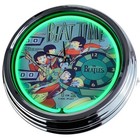 N-564 Wanduhr "Flipper Beat Time Williams 1967" Neonuhr Wohnzimmer Game Room USA