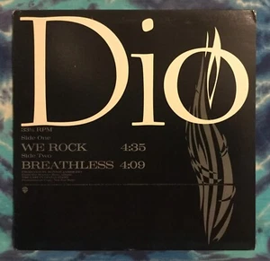 Dio 12” SINGLE We Rock / Breathless RARE Original (1984) Play Tested METAL - Picture 1 of 10