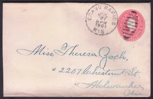 Grand Rapids, Wisconsin - Wood Co. DPO (1845-1931) - 1901 Cover - Picture 1 of 2