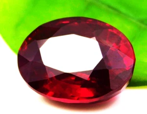 16,40 ct + natürlicher Myanmar roter Painit Ovalschliff lose zertifiziert unbeheizt Edelstein - Bild 1 von 7
