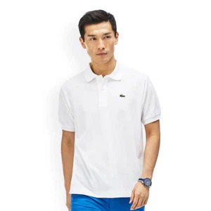 LACOSTE L1212 HERREN POLOSHIRT IN WEISS, NEU MIT ETIKETT, UVP 85£ - Bild 1 von 3