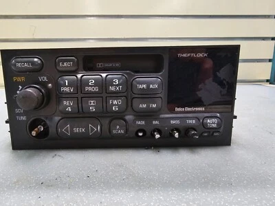 🔥95-02 GMC Safari Chevy Truck CK Silverado приборная панель AM FM радиоприемник стерео от оригинального производителя - Изображение 1 из 4
