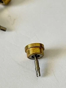 Vintage Omega Memomatic Alarm drucker pusher  vergoldet  166/072  NOS (Z74) - Bild 1 von 6