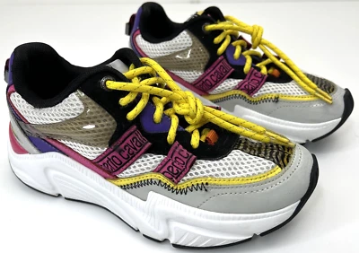 Zapatillas deportivas Roberto Cavalli para mujer EE. UU. 7,5 W gruesas multicolor con logotipo Foto 1 de 4