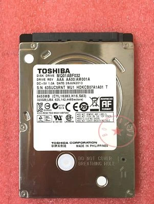 Toshiba 320GB,Internal,5400 RPM,6.35 cm (2.5") (MQ01ABF032) Desktop HDD - Image 1 of 3