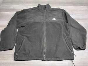 The North Face Jacket Mens Sz XL Black Fleece Pockets Ski Outdoor Full Zip Coat - Picture 1 of 6