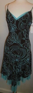 City Triangles womens dresses NWT Brown and turquoise Size Medium MSRP $49.99 - Picture 1 of 4