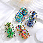 Vintage Rhinestone Beetle Brooches For Women Coat Jewelry Party Accessries Gifts