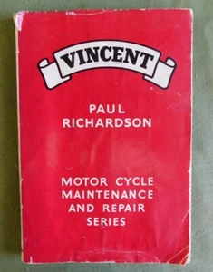 VINCENT HRD MOTORCYCLE BOOK VINTAGE MANUAL 1935 ON SHADOW LIGHTNING COMET RAPIDE - Picture 1 of 4