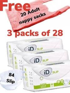 iD Expert Slip Super - Medium atmungsaktive Seiten Case Saver 3 Packungen à 28 - Bild 1 von 5