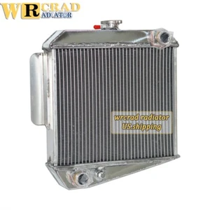 Polished Aluminum Radiator For 1963-1965 1964 Datsun Fairlady SPL310 L4 CC1500 - Picture 1 of 10