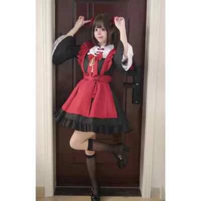 Maid Uniform Sexy Dress Kawaii Lolita Maid Outfit =Women Cute Apron Maid Dress - Image 1 of 4