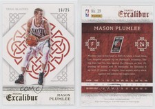 2015-16 Panini Excalibur Gold /25 Mason Plumlee #39