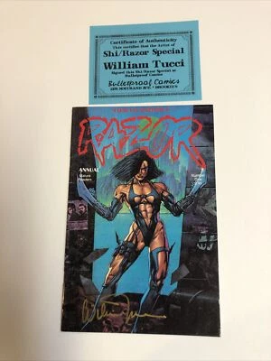 Razor Annual  (1993) # 1 ( VG/F) Signed William Tucci Certificate | 1st App Shi - Image 1 of 4