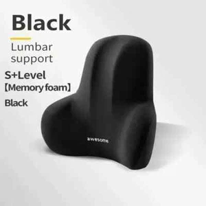 Memory Foam Lumbar Back Cushion Car Chair Waist Support Pain Relief Pillow UK - Picture 1 of 5