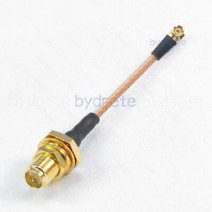 IPX IPX1 UFL U.FL plug Original to RP-SMA female bulkhead waterproof RG178 Cable - Picture 1 of 11
