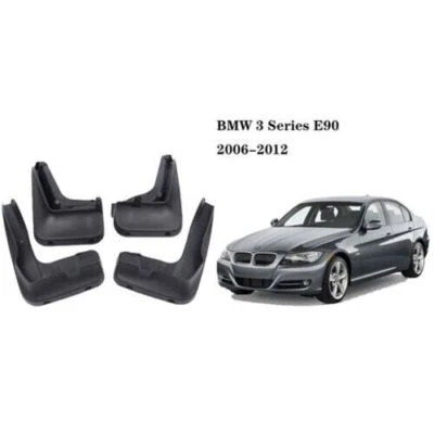 4pcs Heavy Duty Molded Splash Mud Flaps Guards Fenders For BMW 3 Series E90 - Image 1 of 4